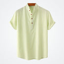 Camisa Masculina Manga Curta Comfort